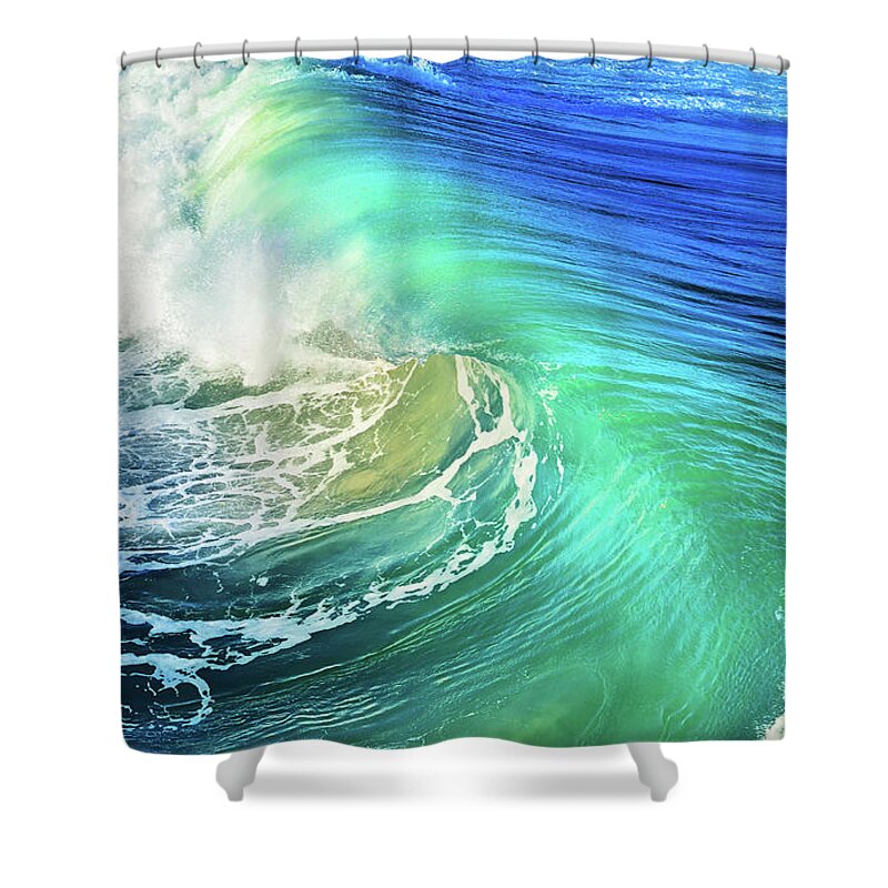 Waves Shower Curtain featuring the photograph The Great Wave by Laura Fasulo