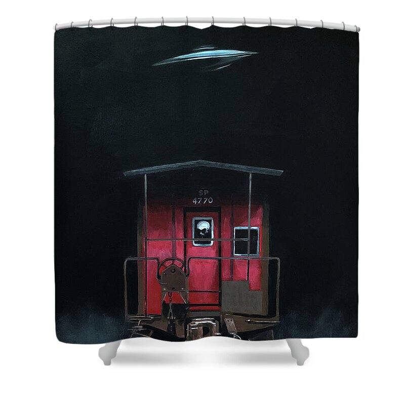 Great Train Robbery Shower Curtains