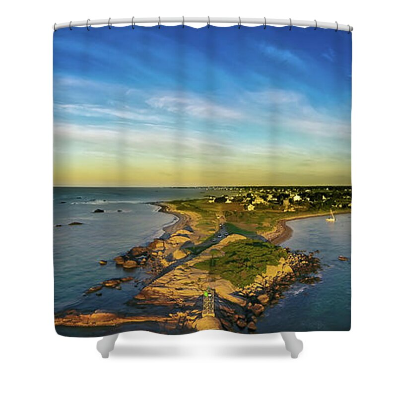 Land Mark Shower Curtain featuring the photograph The Knubble by William Bretton