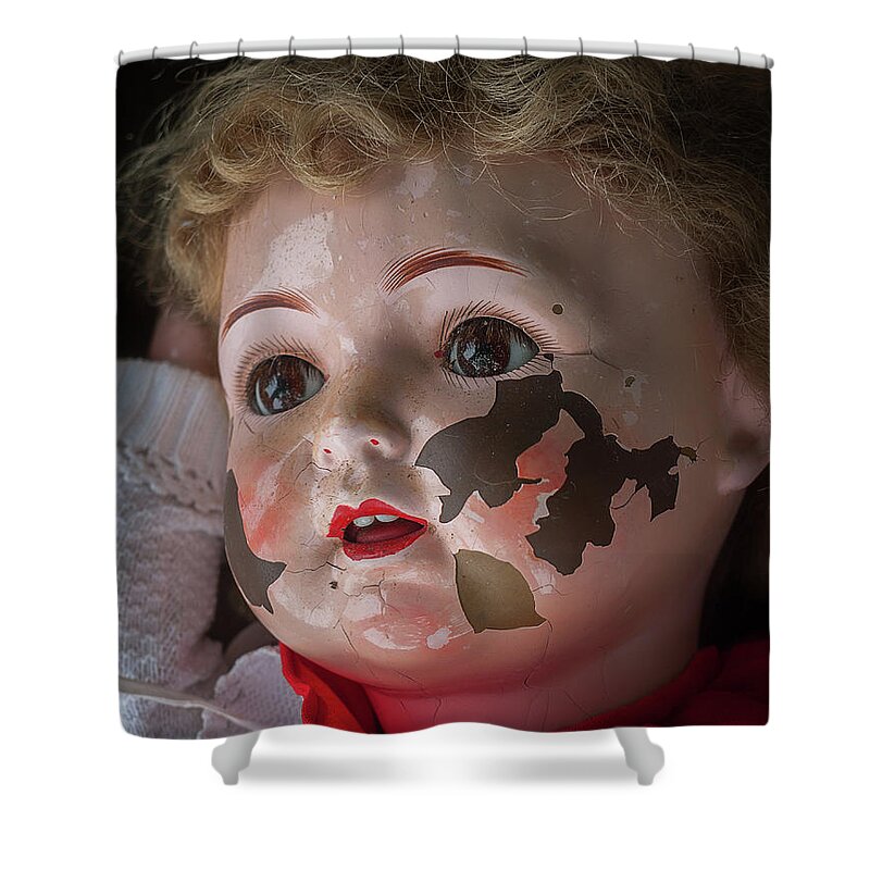 Maidan Shower Curtain featuring the photograph The Maidan Doll by Bernd Laeschke