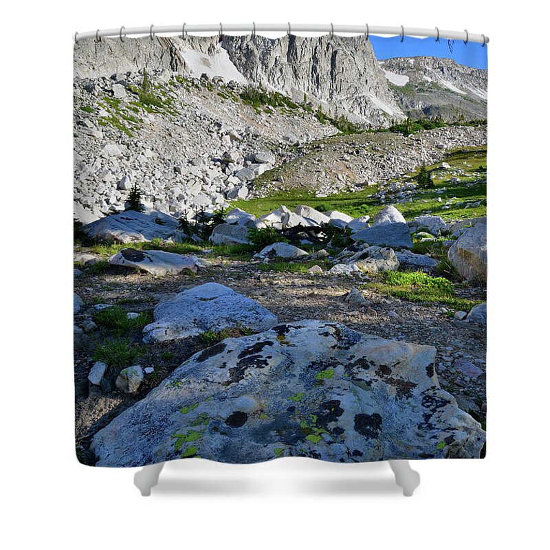 Snowy Range Mountains Shower Curtain featuring the photograph The Snowy Range of Wyoming by Ray Mathis