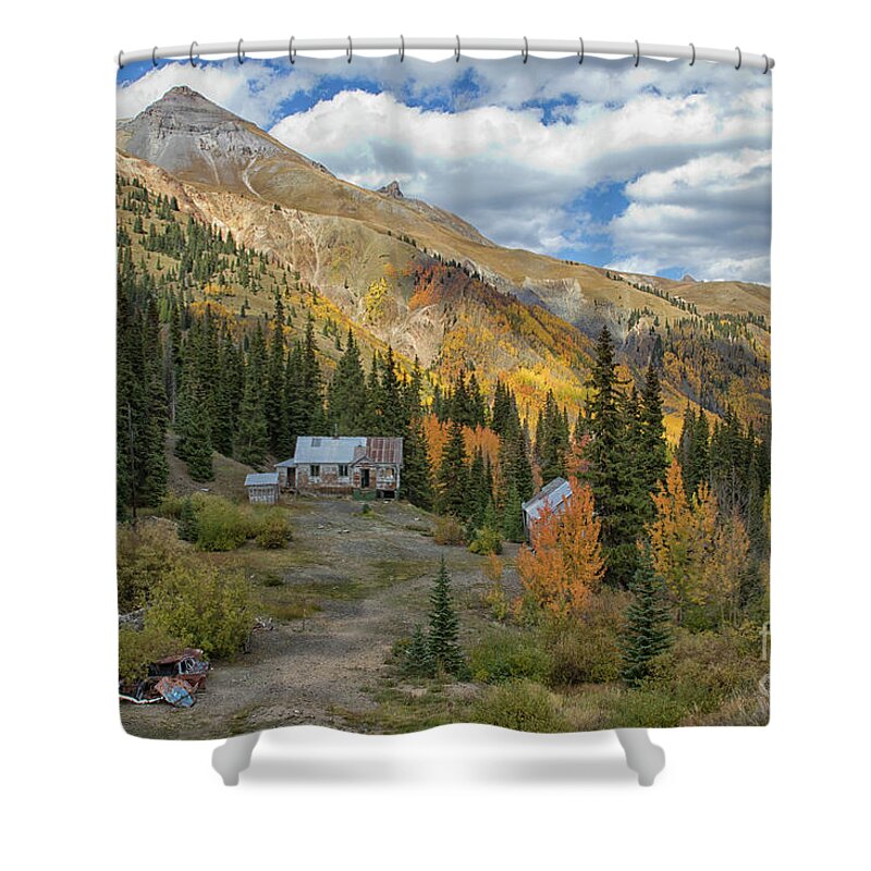 Mining Shower Curtain featuring the photograph Time Marches On by Tom Kelly