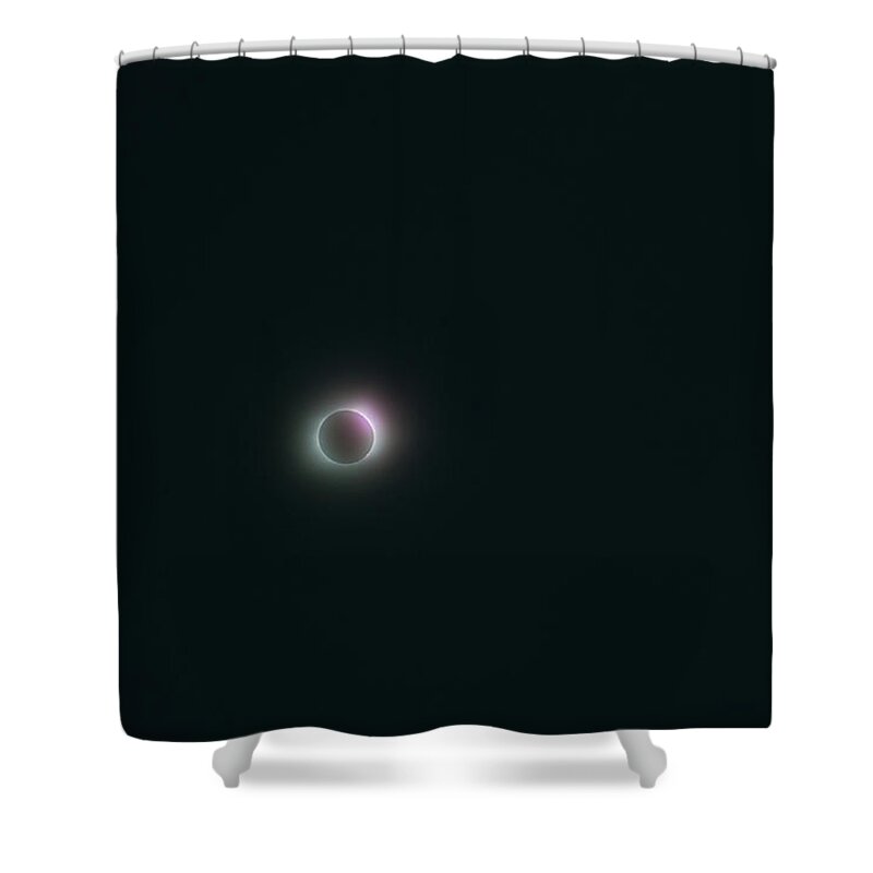 Solar Shower Curtain featuring the photograph Total Solar Eclipse by Mark Duehmig