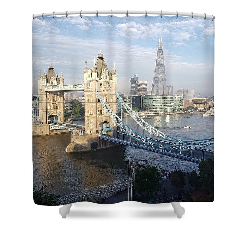 London Shower Curtain featuring the photograph Tower Bridge London by Peggy King