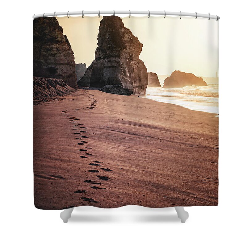 Kremsdorf Shower Curtain featuring the photograph Traces by Evelina Kremsdorf