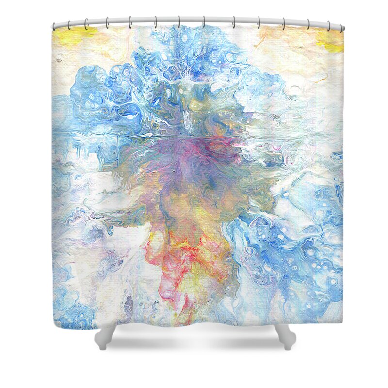 Tree Of Life Shower Curtain featuring the painting Tree of Life by Marlene Book