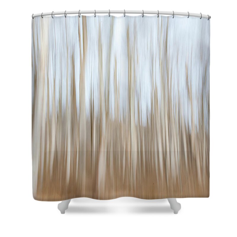 Blue Ridge Shower Curtain featuring the photograph Trees on the Move by Mark Duehmig