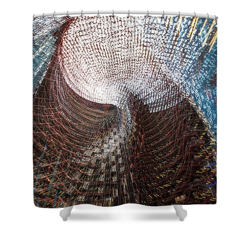 Twist Shower Curtain featuring the photograph Twisting with Margrit by Alex Lapidus