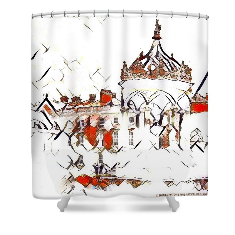 Wall Art Shower Curtain featuring the photograph Untitled 3 by Callie E Austin