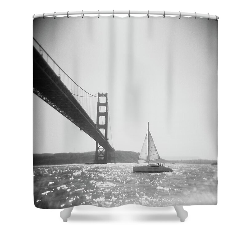 San Francisco Shower Curtain featuring the photograph Usa, California, San Francisco Bay by David Madison
