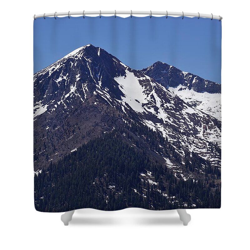 Landscape Shower Curtain featuring the photograph Vandever Mountain 11,955 Mineral King by Brett Harvey