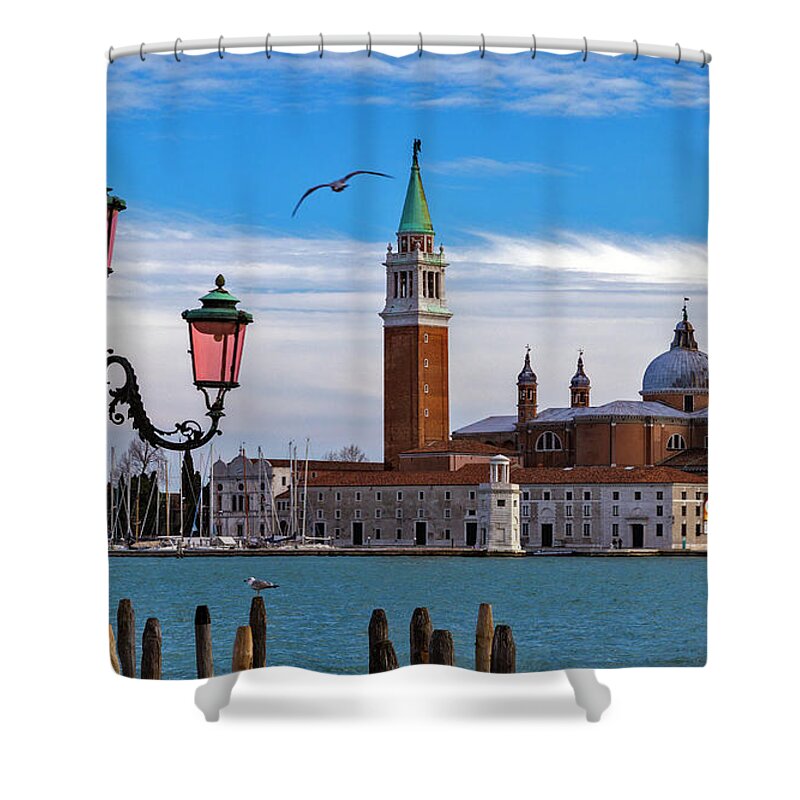 Venice Shower Curtain featuring the photograph Venice-02 by Bernardo Galmarini