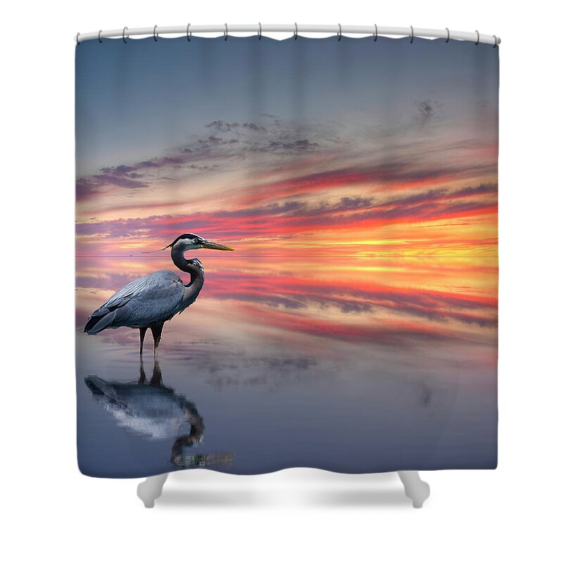 Tranquility Shower Curtain featuring the photograph Vermilion by Photograph By Phillip Snyder