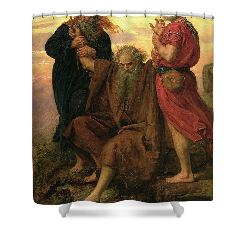 Art Shower Curtain featuring the photograph Victory O Lord, 1871 by John Everett Millais