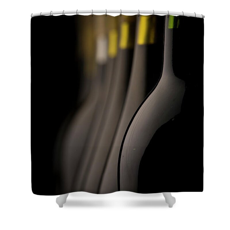 Curve Shower Curtain featuring the photograph Vino by Halbergman