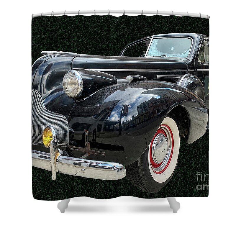 Car Shower Curtain featuring the photograph Vintage Buick by Izet Kapetanovic
