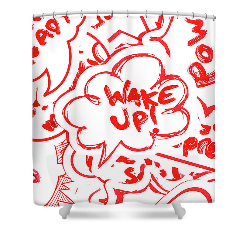 Wake Up Shower Curtain featuring the photograph Wake Up by Jorgo Photography