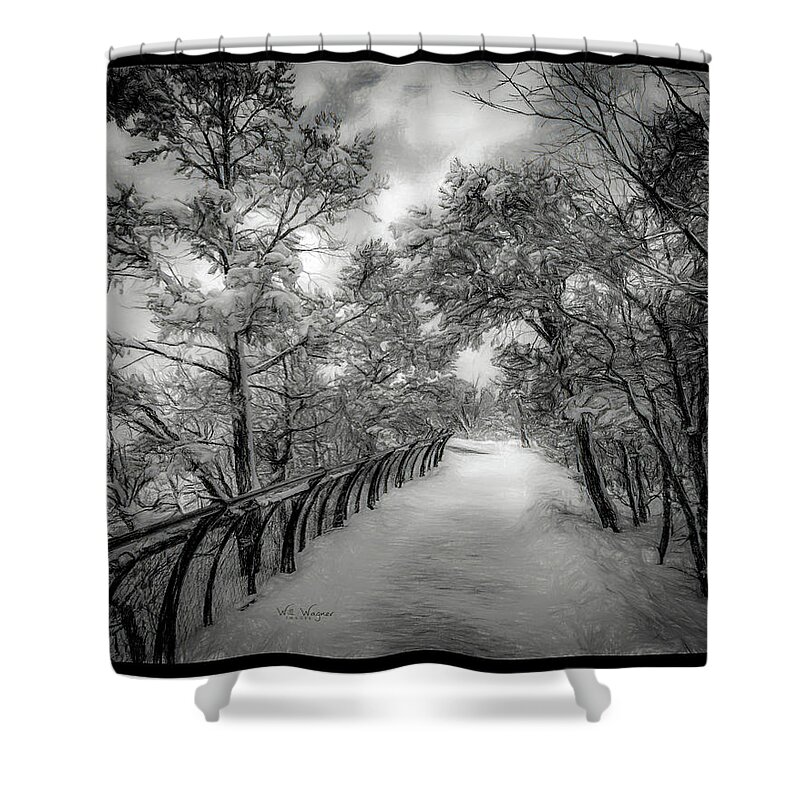 Arizona Shower Curtain featuring the photograph Walk this Way by Will Wagner