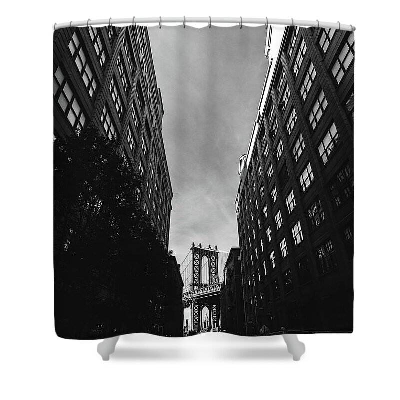 Washington Shower Curtain featuring the photograph Washington Street by Peter Hull