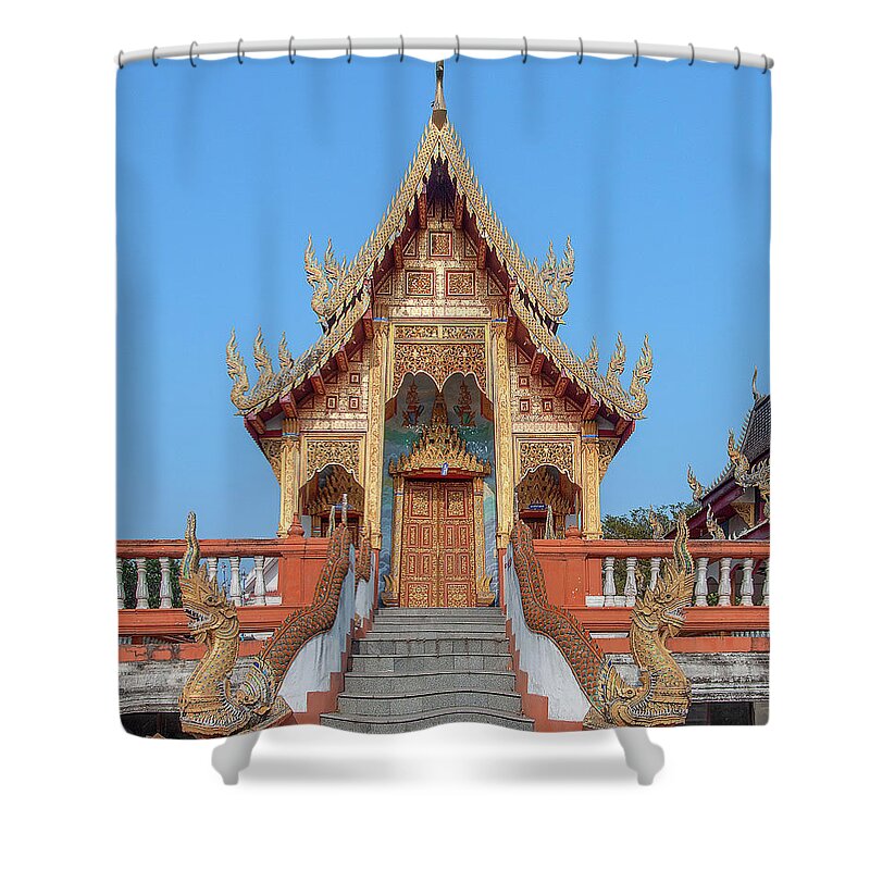Scenic Shower Curtain featuring the photograph Wat Nong Tong Phra Wihan DTHCM2639 by Gerry Gantt