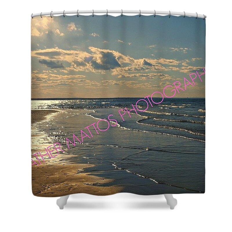 Ocean Shower Curtain featuring the photograph Waves of Glass by Heather M Photography