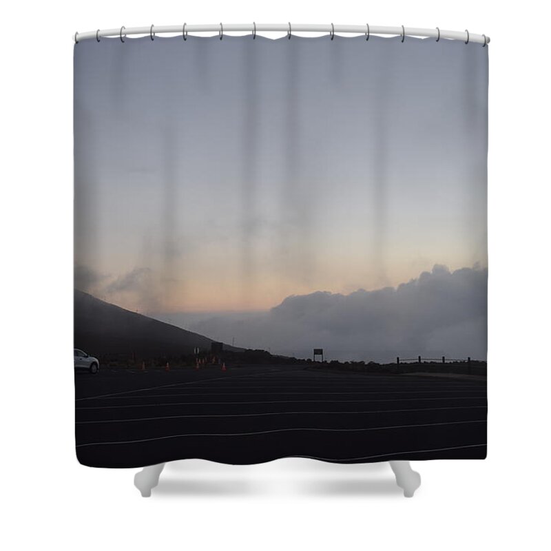 Shower Curtain featuring the photograph Haleakala Summit, Maui by Bnte Creations