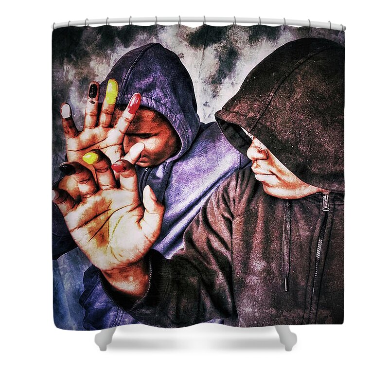  Shower Curtain featuring the photograph We are One III by Al Harden