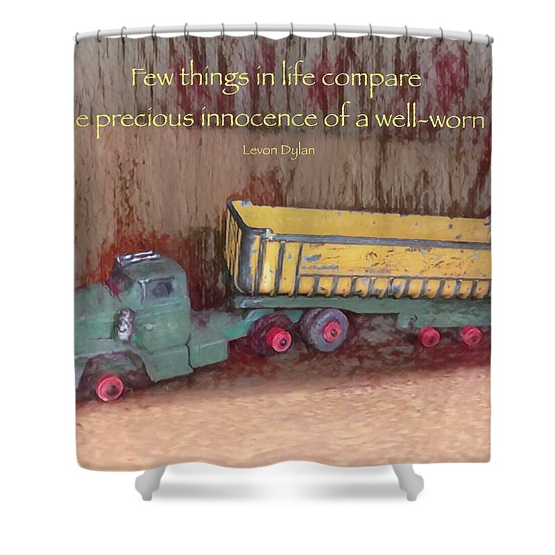 Toy Shower Curtain featuring the photograph Well-Worn Toy by Jack Wilson