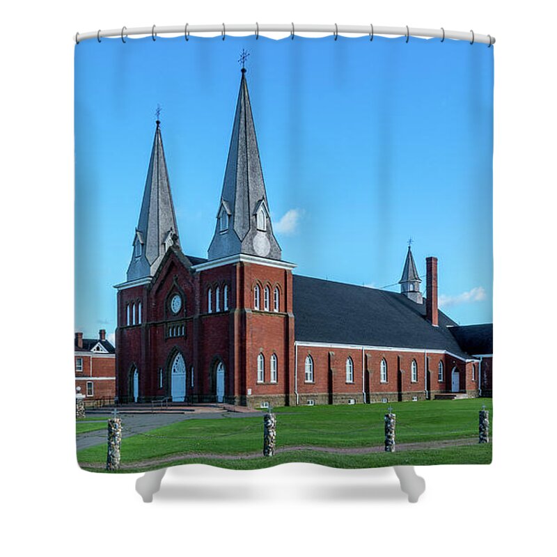 Pei Shower Curtain featuring the photograph Our Lady of Mount Carmel by Marcy Wielfaert