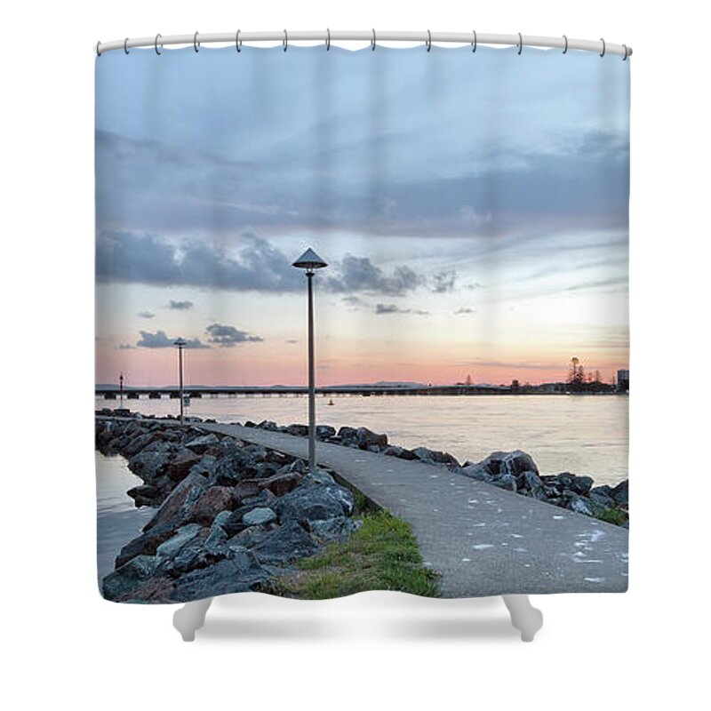 Forster Photography Shower Curtain featuring the digital art What a beautiful day 01 by Kevin Chippindall