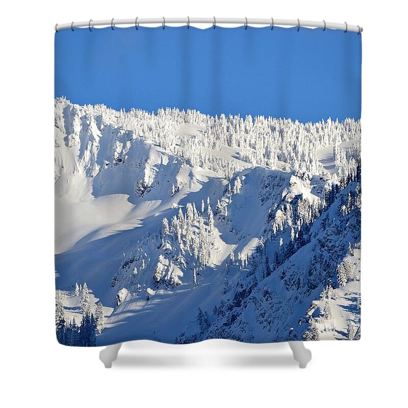 Snow Shower Curtain featuring the photograph Winter by Dorrene BrownButterfield