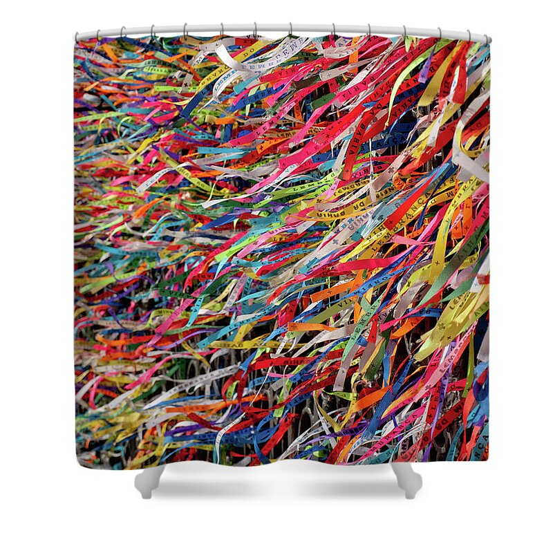 Wind Shower Curtain featuring the photograph Wish Ribbon by Luc V. De Zeeuw