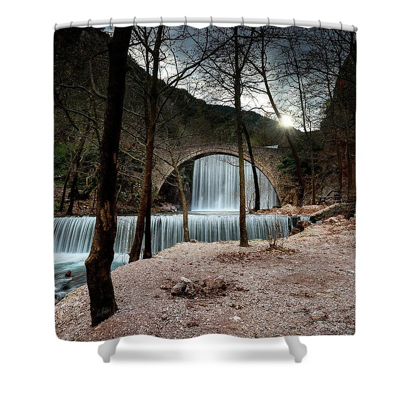 Greece Shower Curtain featuring the photograph Woody by Elias Pentikis