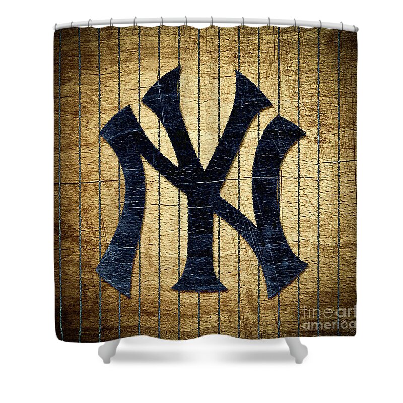 New York Shower Curtain featuring the photograph Yankee Fan by Billy Knight