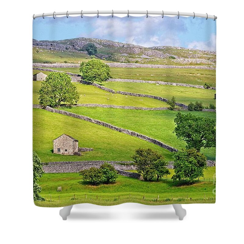 Yorkshire Shower Curtain featuring the photograph Yorkshire Dales by Martyn Arnold