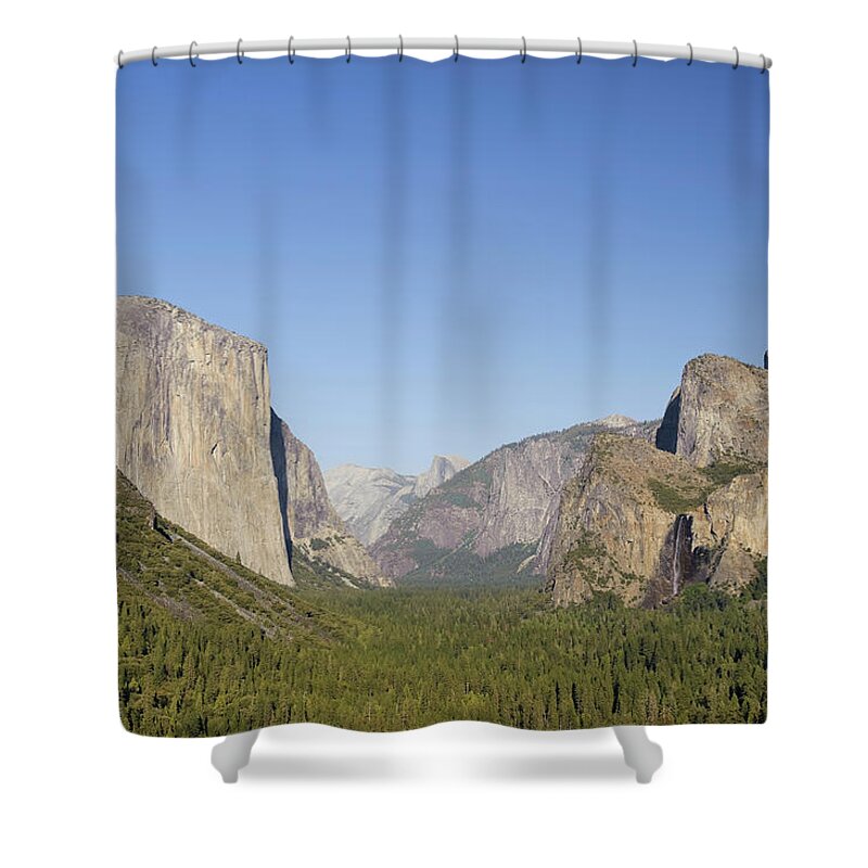 Scenics Shower Curtain featuring the photograph Yosemite National Park, Yosemite Valley by Michele Falzone