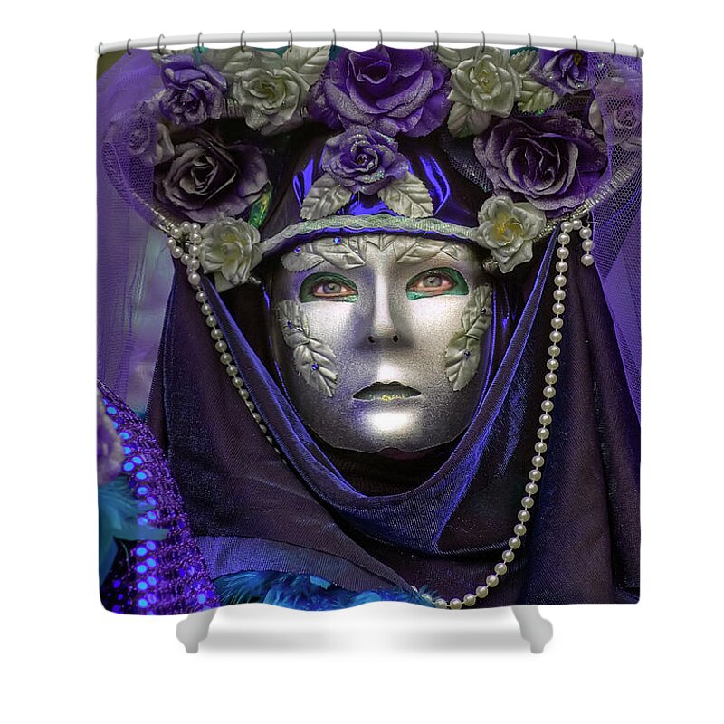 Carnevale Shower Curtain featuring the photograph 021 by Paolo Signorini