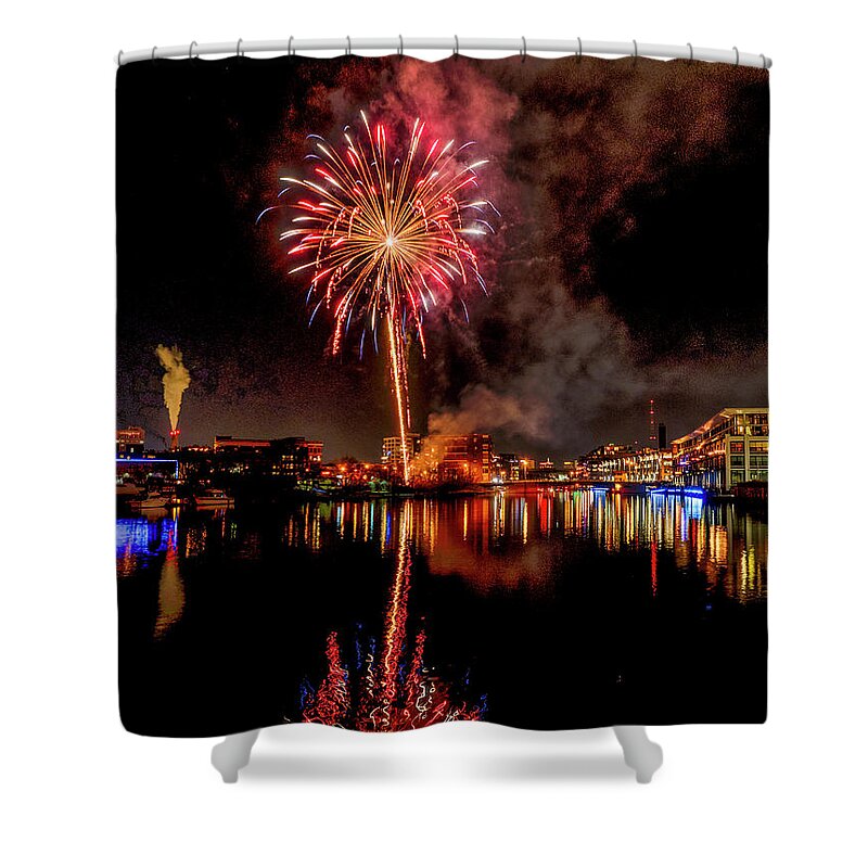 Christmas Shower Curtain featuring the photograph Christmas in the Ward #1 by Kristine Hinrichs