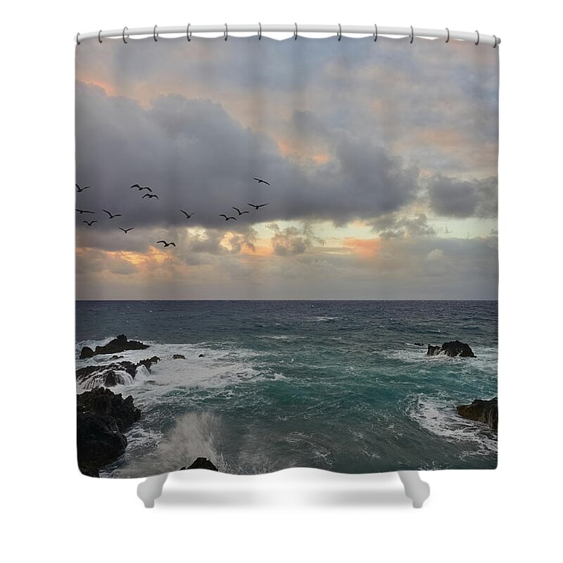 Nature Shower Curtain featuring the photograph Color in Maui #1 by Jon Glaser