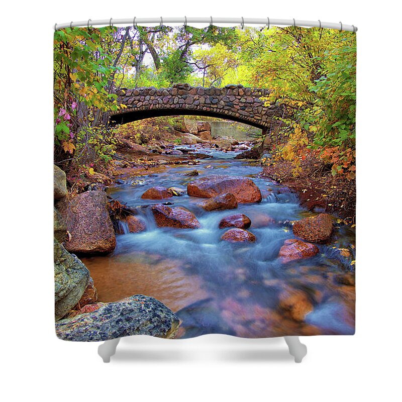 Colorado Shower Curtain featuring the photograph Colorado Fall Colors #1 by Bob Falcone
