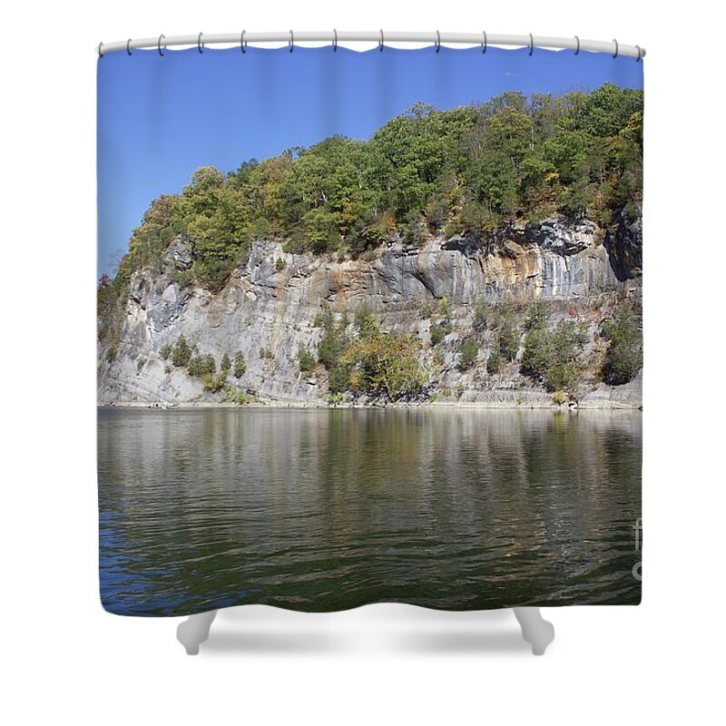  Shower Curtain featuring the photograph Compton Rapids by Annamaria Frost