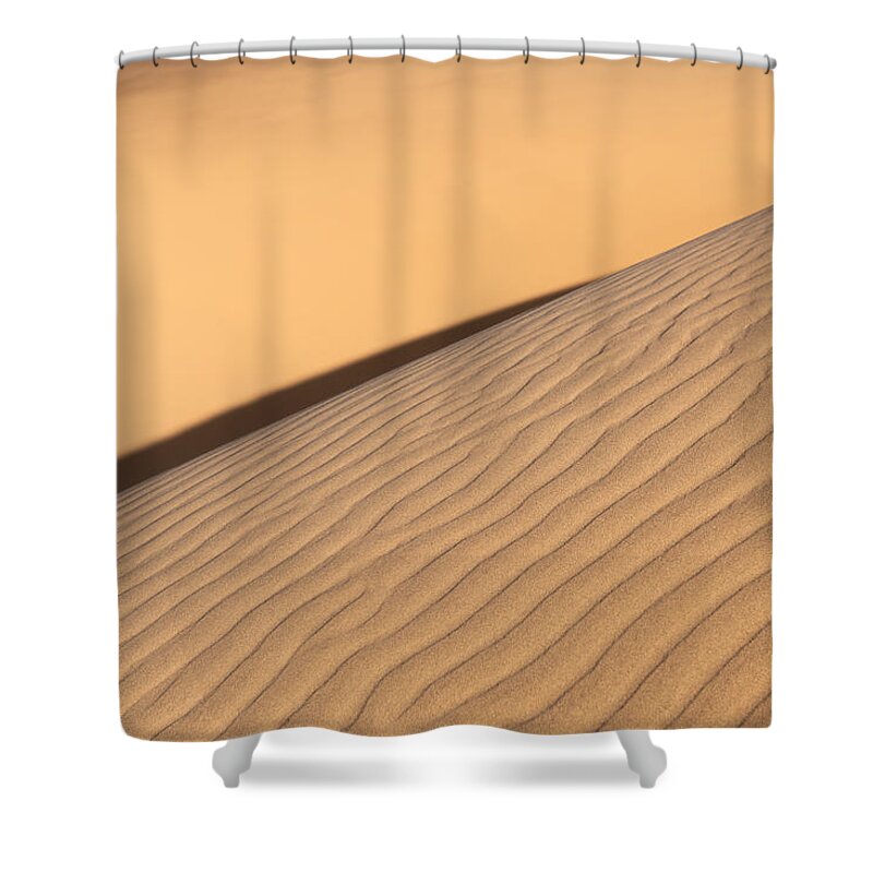 Sand Dune Shower Curtain featuring the photograph Diagonal Sand Dune by Peter Boehringer