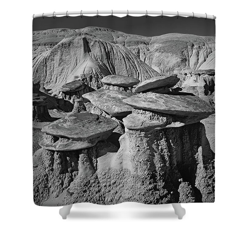 New Mexico Shower Curtain featuring the photograph Dish Rack #1 #2 by Tom Daniel