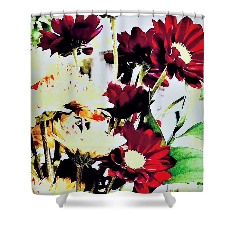 Flower Shower Curtain featuring the photograph Flowers #1 by John Anderson