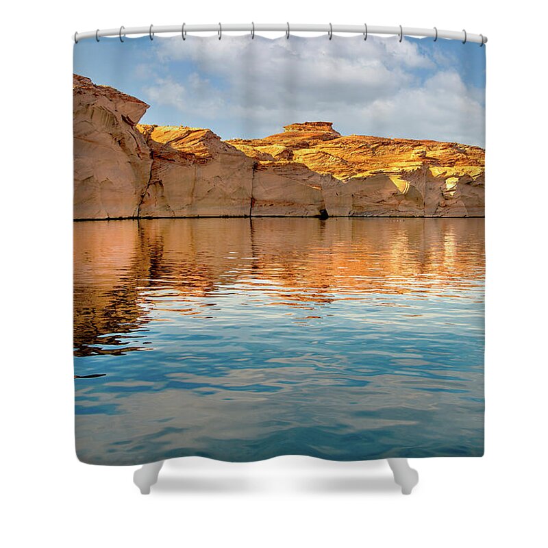 Arizona Shower Curtain featuring the photograph Glen Canyon by Jerry Cahill