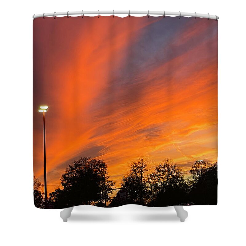 Sunset Shower Curtain featuring the photograph Always Look Up by Matthew Seufer