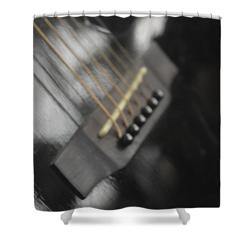  Shower Curtain featuring the photograph Guitar by Michelle Hoffmann