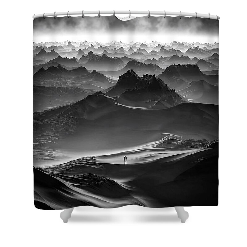 Fine Art Shower Curtain featuring the photograph Illusion III #2 by Sofie Conte