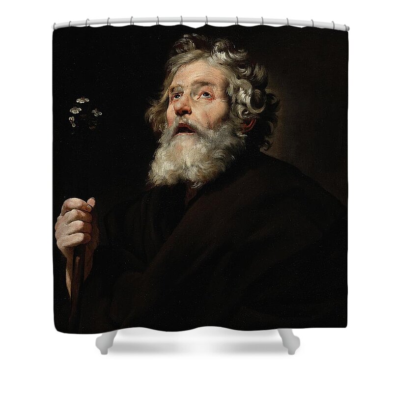 Church Shower Curtain featuring the painting Jusepe de Ribera #1 by MotionAge Designs