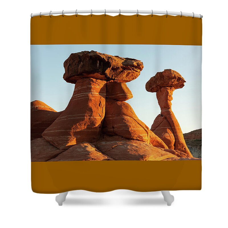 Utah Shower Curtain featuring the photograph Last Light II #1 by James Marvin Phelps